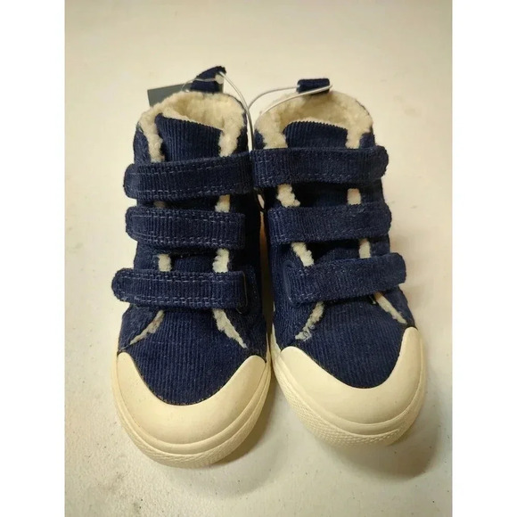 Cat & Jack Toddler Boy's Roman Slip-On Corduroy Sneakers- Navy size 7 - Picture 5 of 7